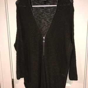 Express zip sweater